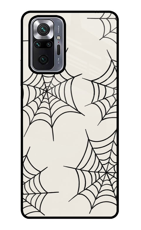 Spider Web Redmi Note 10 Pro Glass Case