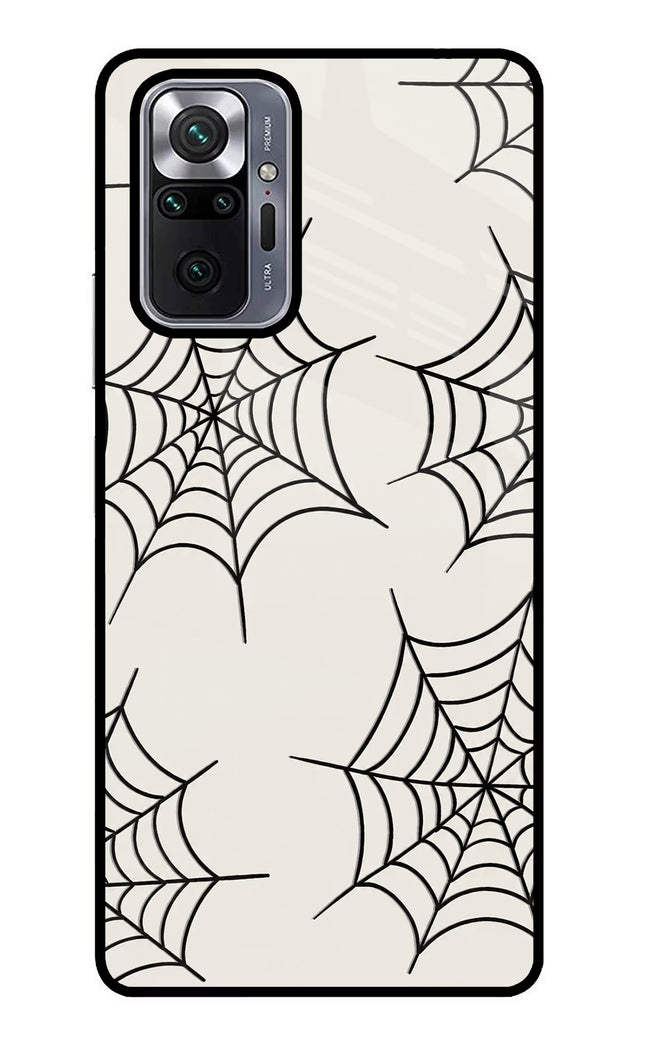 Spider Web Redmi Note 10 Pro Glass Case