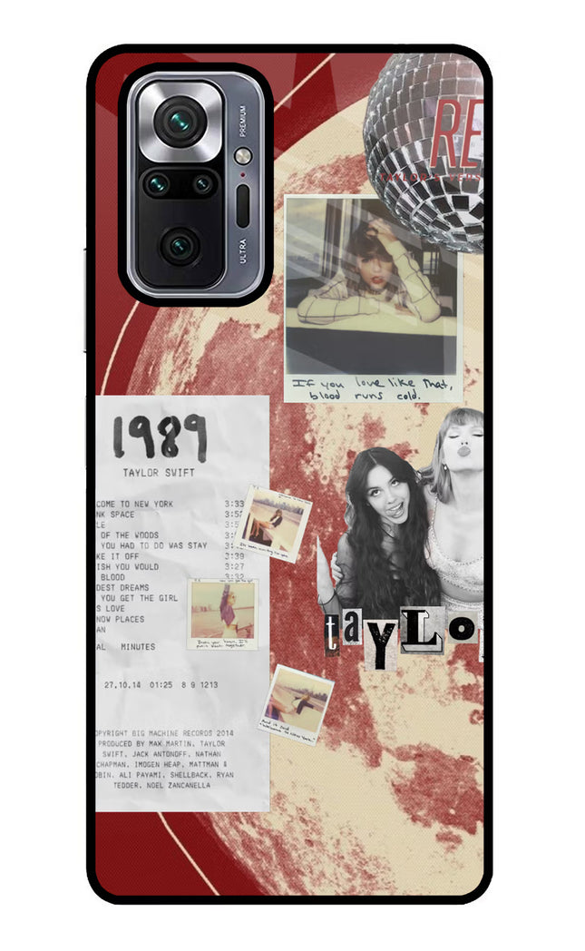 Taylor Swift Redmi Note 10 Pro Glass Case