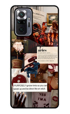 Zodiac Aries Redmi Note 10 Pro Glass Case