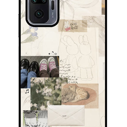 Soft Aesthetic Redmi Note 10 Pro Glass Case