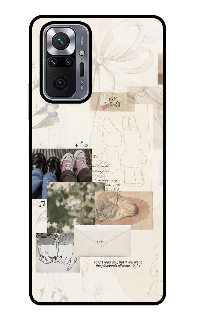 Soft Aesthetic Redmi Note 10 Pro Glass Case