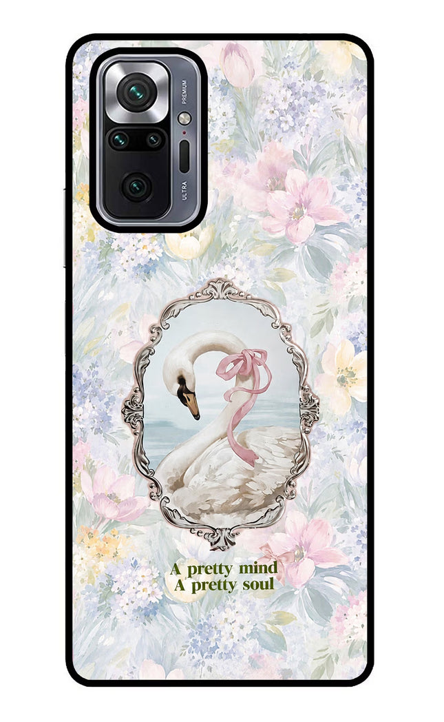 Pretty Mind Pretty Soul Redmi Note 10 Pro Glass Case