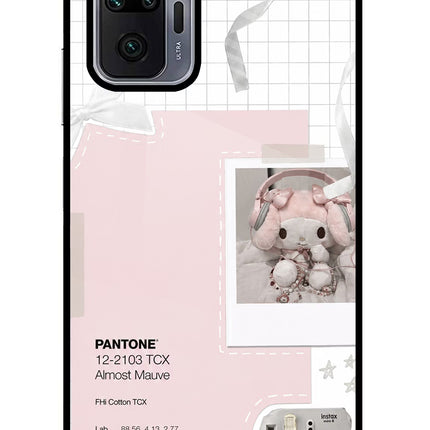 Pantone Asthetic Redmi Note 10 Pro Glass Case