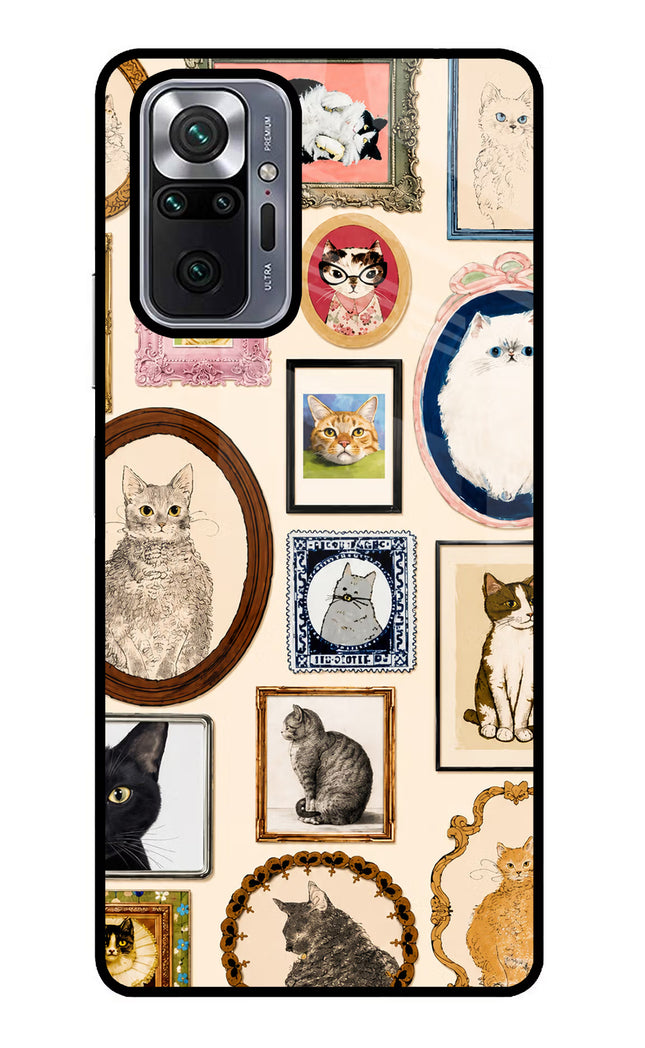 Mirror Cats Redmi Note 10 Pro Glass Case