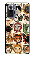 Cool Cat Redmi Note 10 Pro Glass Case