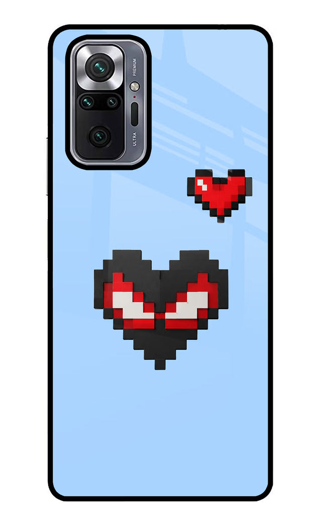 Peter Heart Redmi Note 10 Pro Glass Case