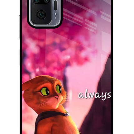 Always Cat Redmi Note 10 Pro Glass Case
