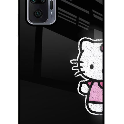 Kitty Charm Redmi Note 10 Pro Glass Case