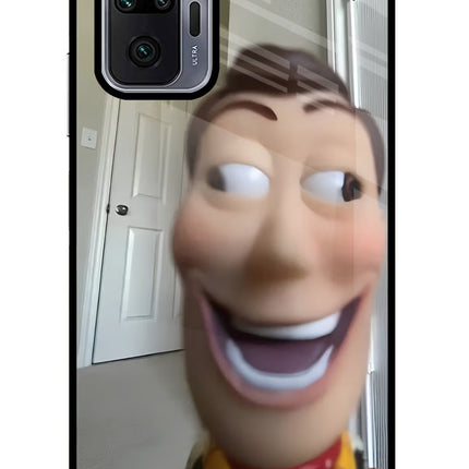 Side Eye Woody Redmi Note 10 Pro Glass Case