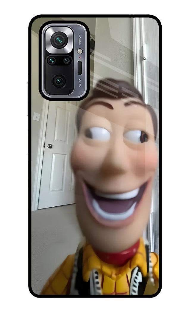 Side Eye Woody Redmi Note 10 Pro Glass Case