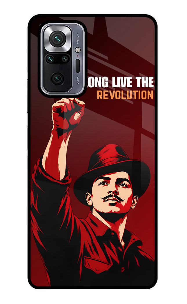 Bhagat Singh Revolution Redmi Note 10 Pro Glass Case
