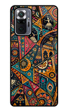 Folk Print Redmi Note 10 Pro Glass Case