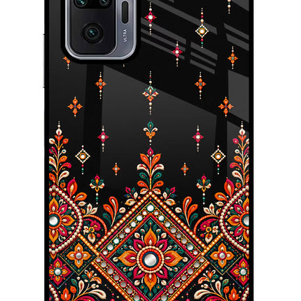 Noir Mehfil Redmi Note 10 Pro Glass Case
