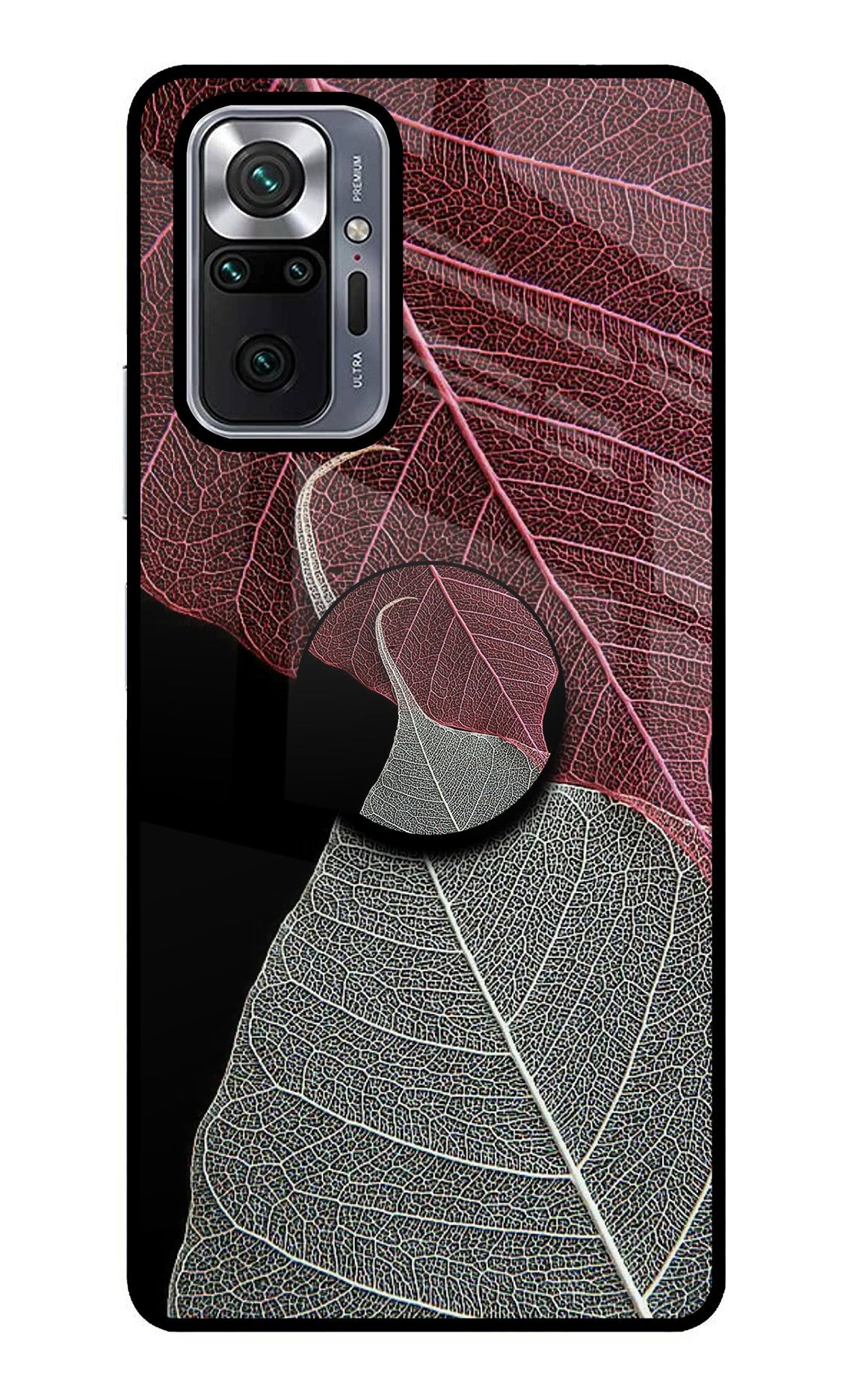 Leaf Pattern Redmi Note 10 Pro Glass Case