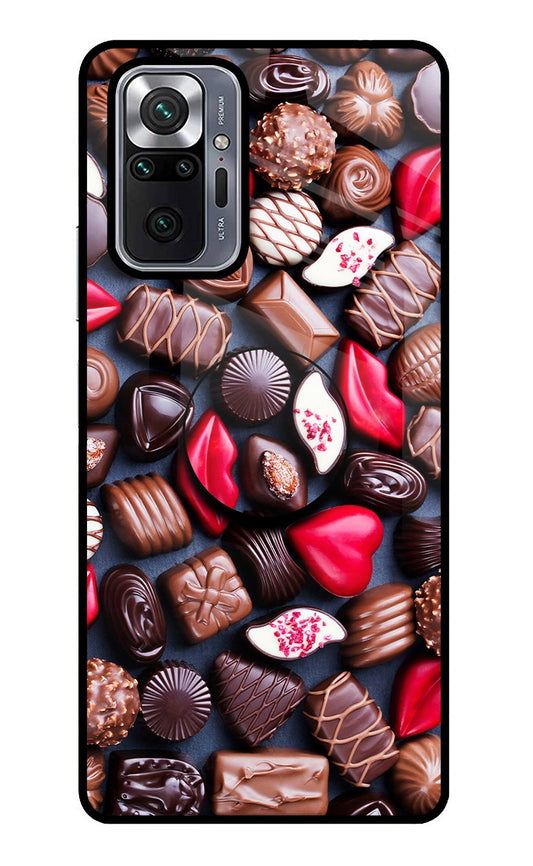 Chocolates Redmi Note 10 Pro Glass Case
