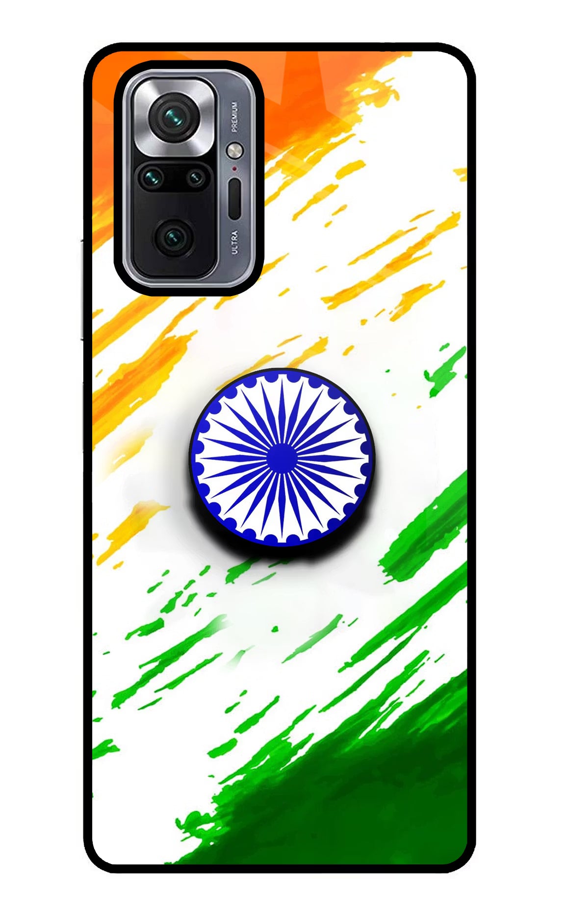 Indian Flag Ashoka Chakra Redmi Note 10 Pro Pop Case by Casekaro
