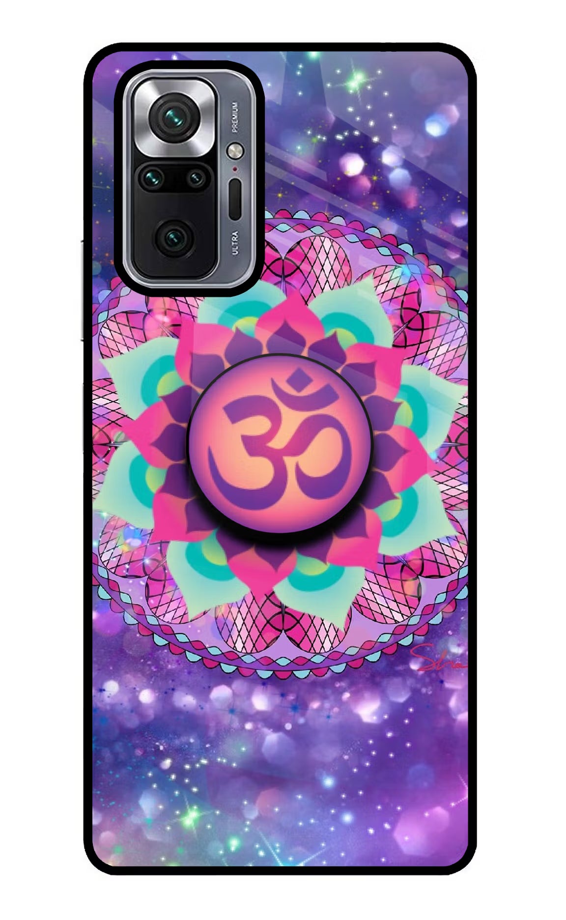 Om Purple Redmi Note 10 Pro Pop Case by Casekaro