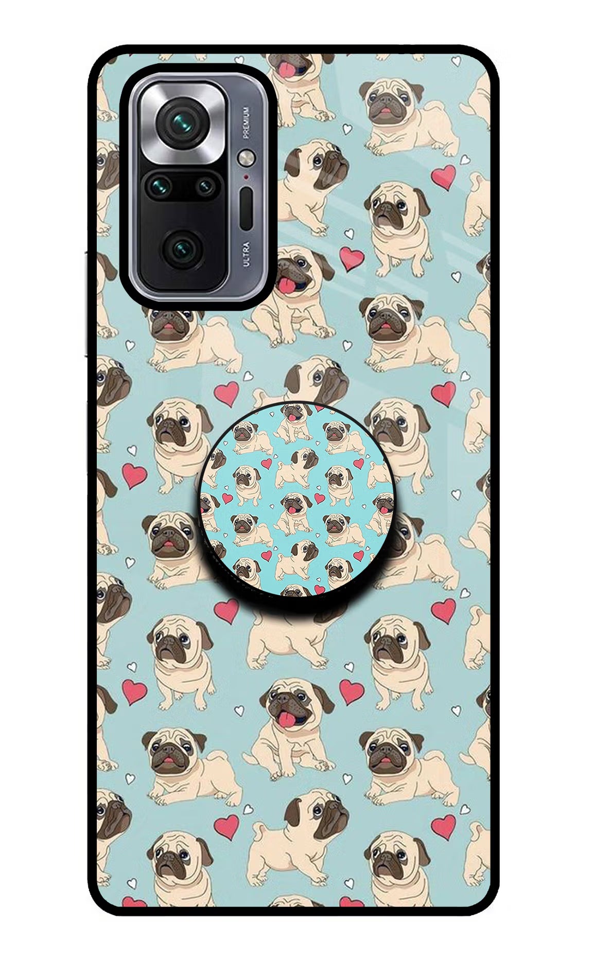 Pug Dog Redmi Note 10 Pro Pop Case by Casekaro