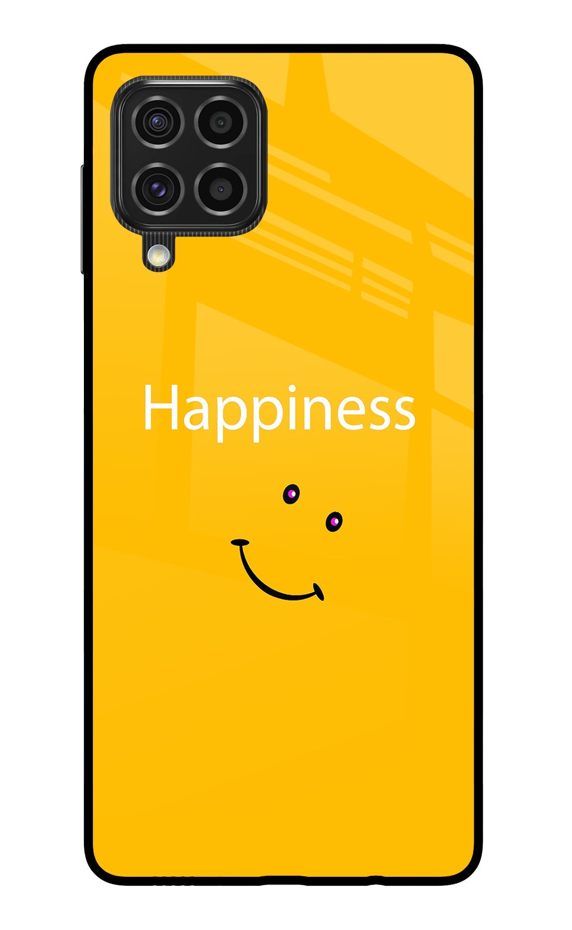 Happiness With Smiley Samsung F62 Back Cover