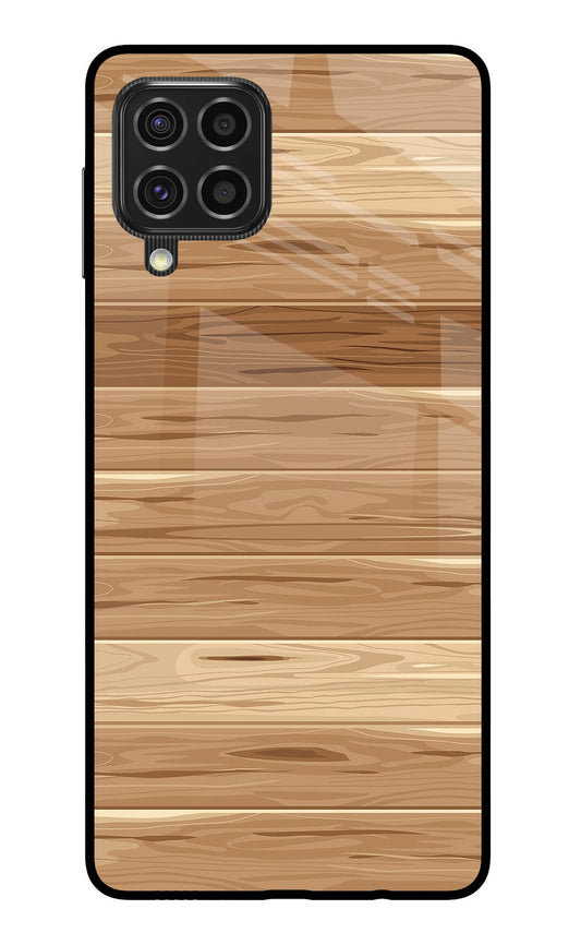 Wooden Vector Samsung F62 Glass Case