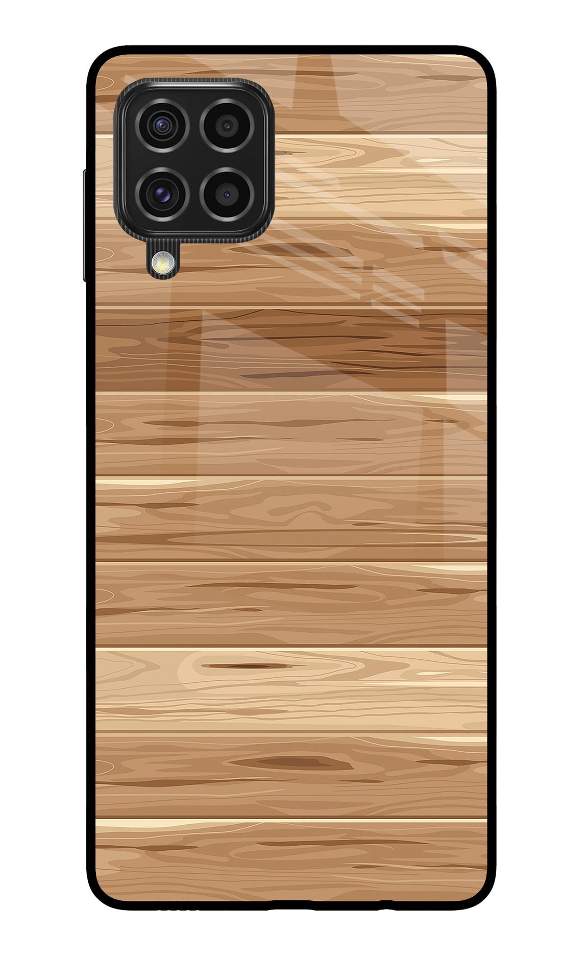 Wooden Vector Samsung F62 Back Cover