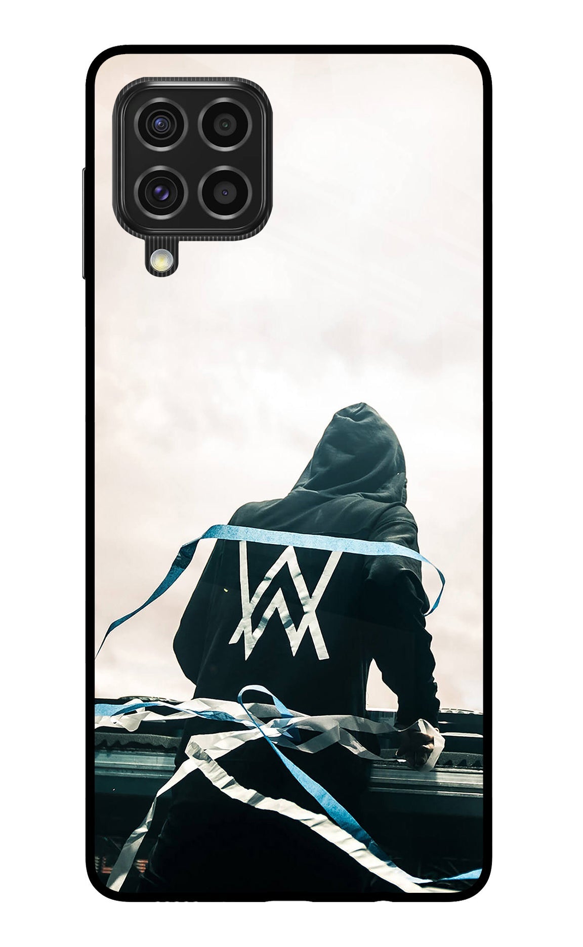 Alan Walker Samsung F62 Glass Case