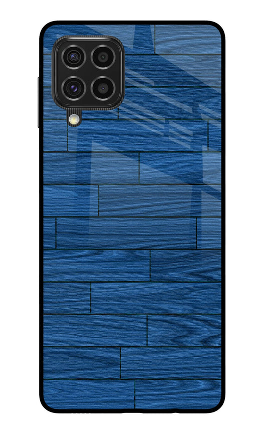 Wooden Texture Samsung F62 Glass Case