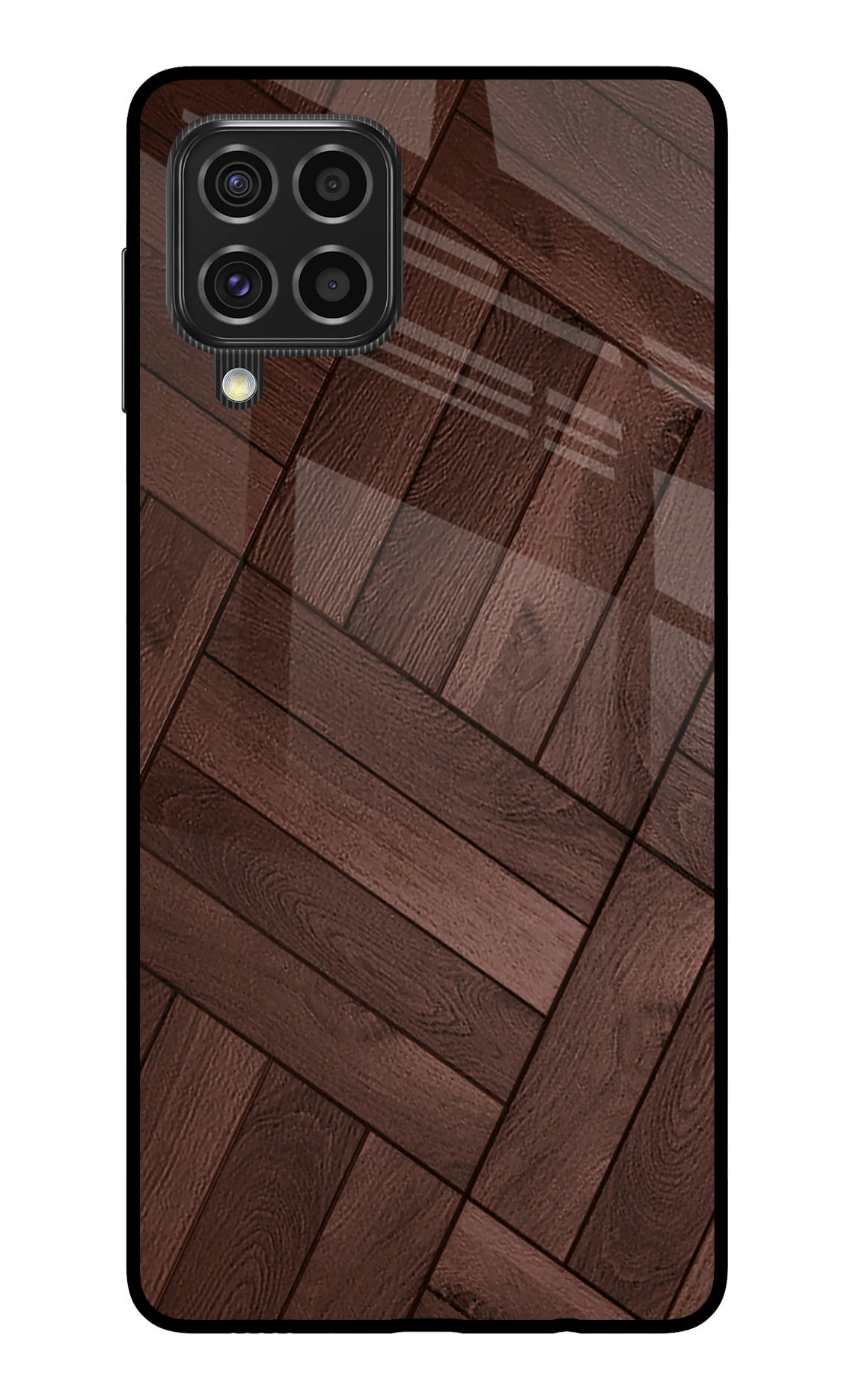 Wooden Texture Design Samsung F62 Back Cover