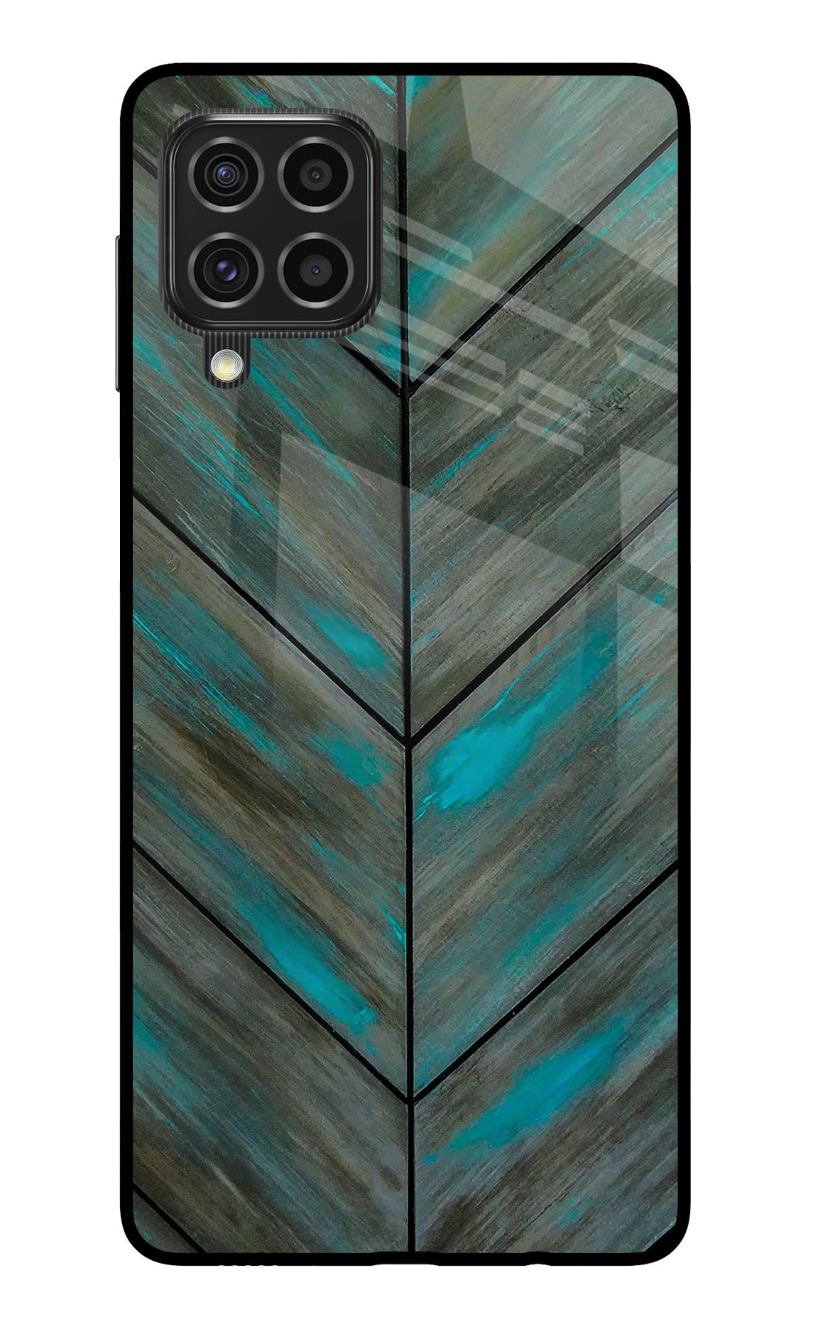 Pattern Samsung F62 Glass Case