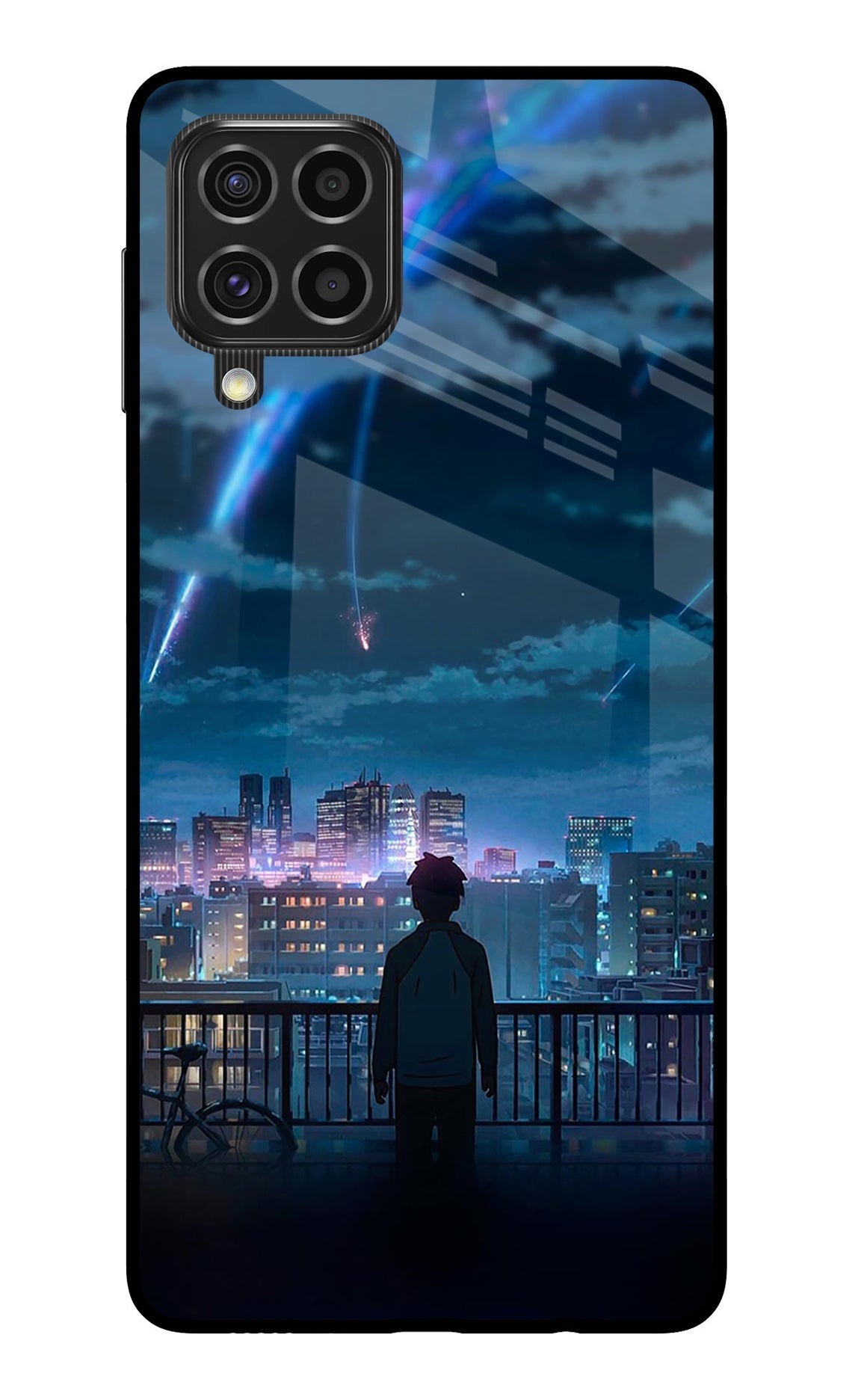 Anime Samsung F62 Glass Case