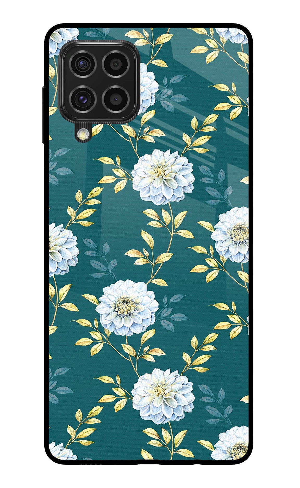 Flowers Samsung F62 Back Cover