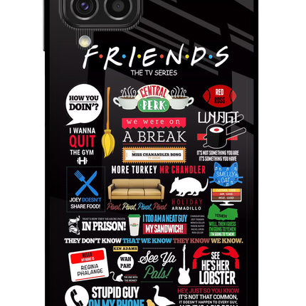 FRIENDS Samsung F62 Glass Case