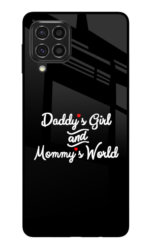 Daddy's Girl and Mommy's World Samsung F62 Glass Case