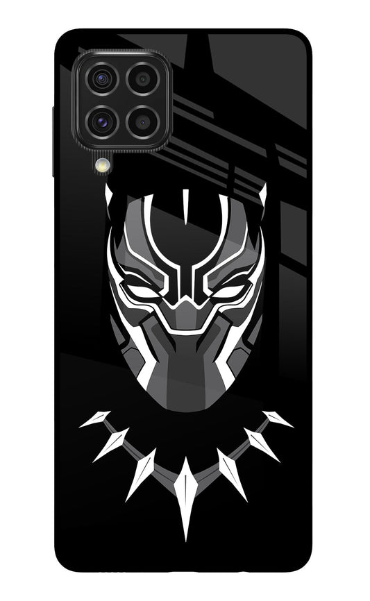 Black Panther Samsung F62 Glass Case