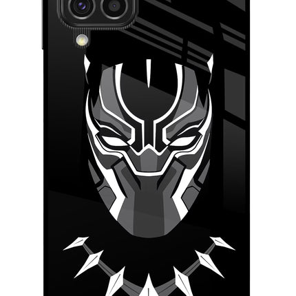 Black Panther Samsung F62 Glass Case