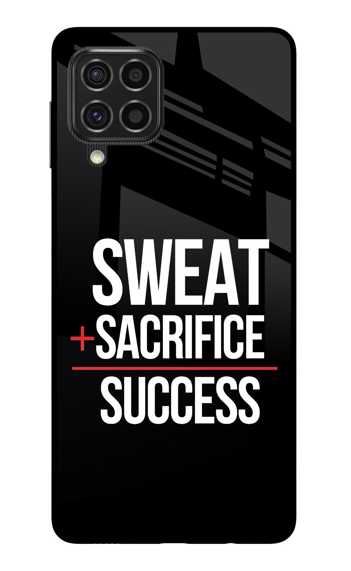 Sweat Sacrifice Success Samsung F62 Back Cover