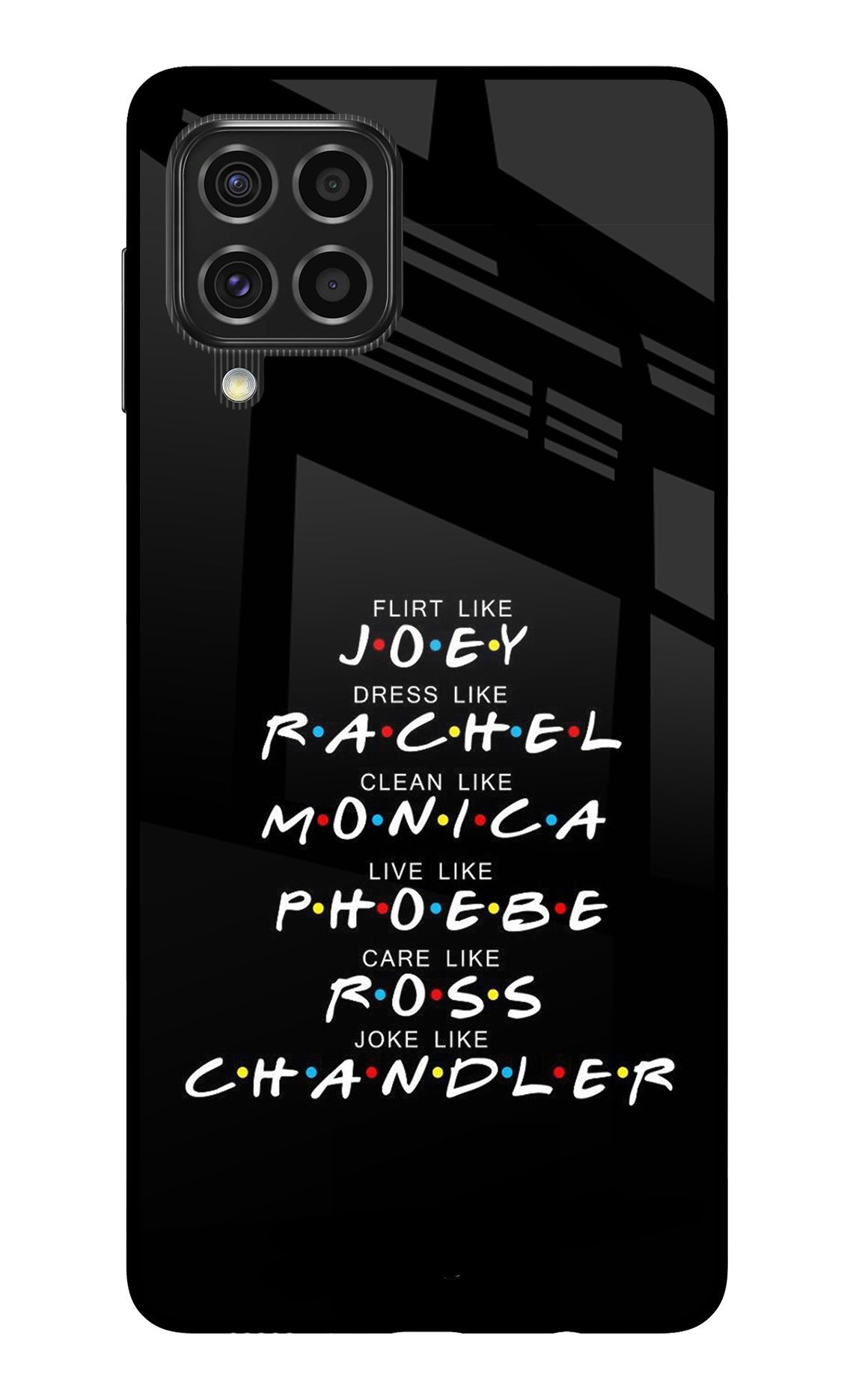 FRIENDS Character Samsung F62 Back Cover