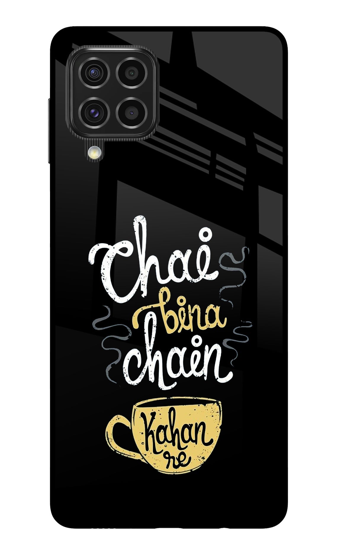 Chai Bina Chain Kaha Re Samsung F62 Back Cover