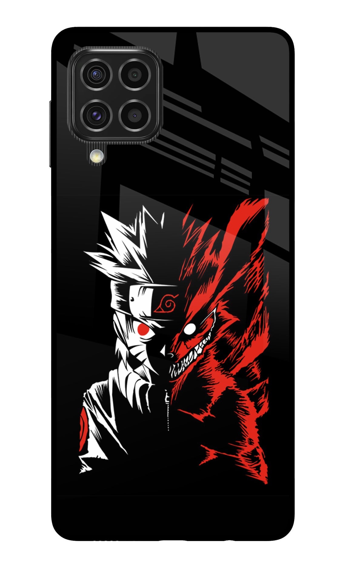 Naruto Two Face Samsung F62 Glass Case