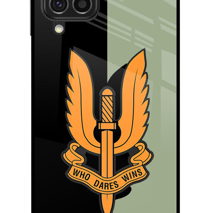 Balidan Logo Samsung F62 Glass Case