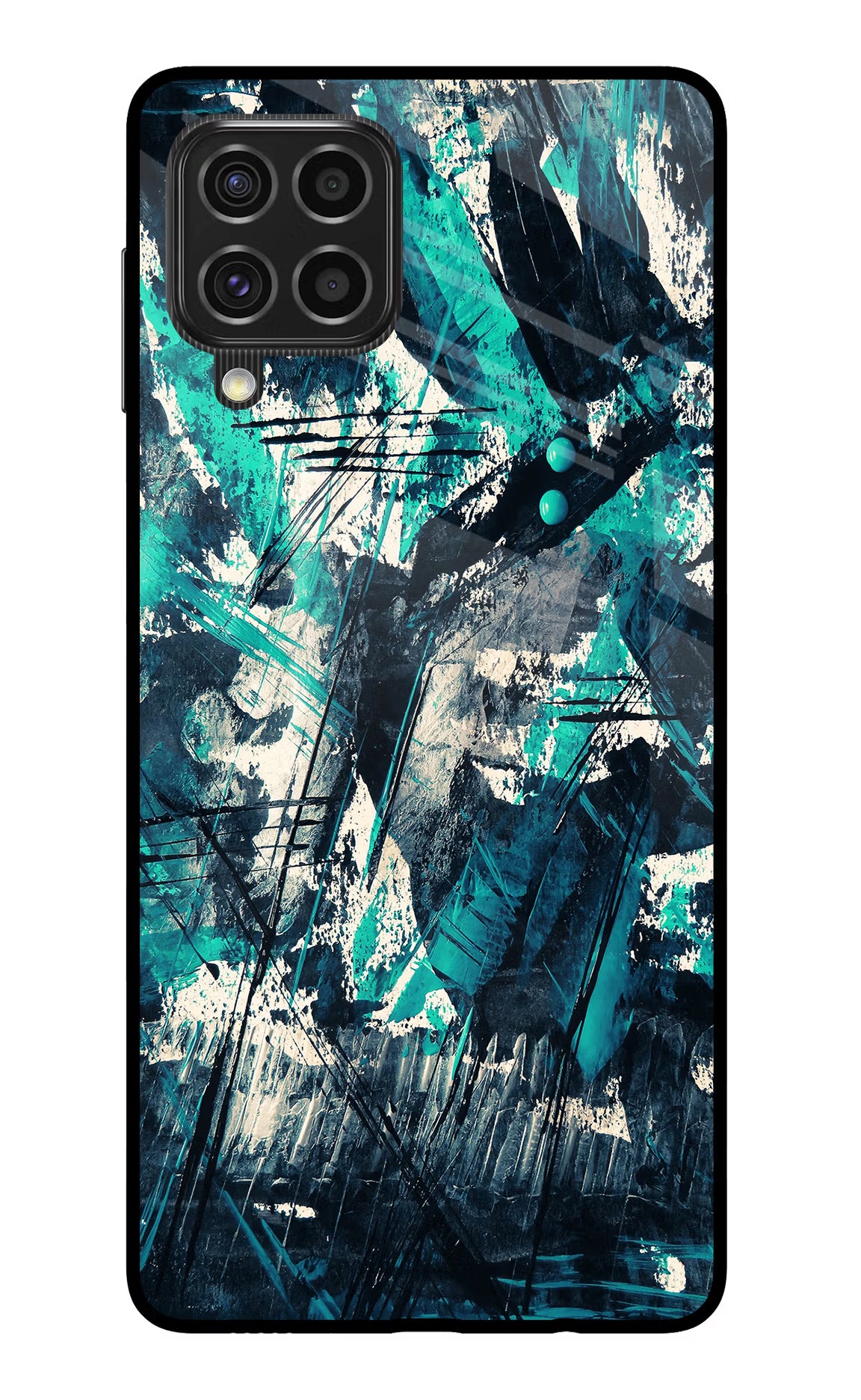 Artwork Samsung F62 Glass Case