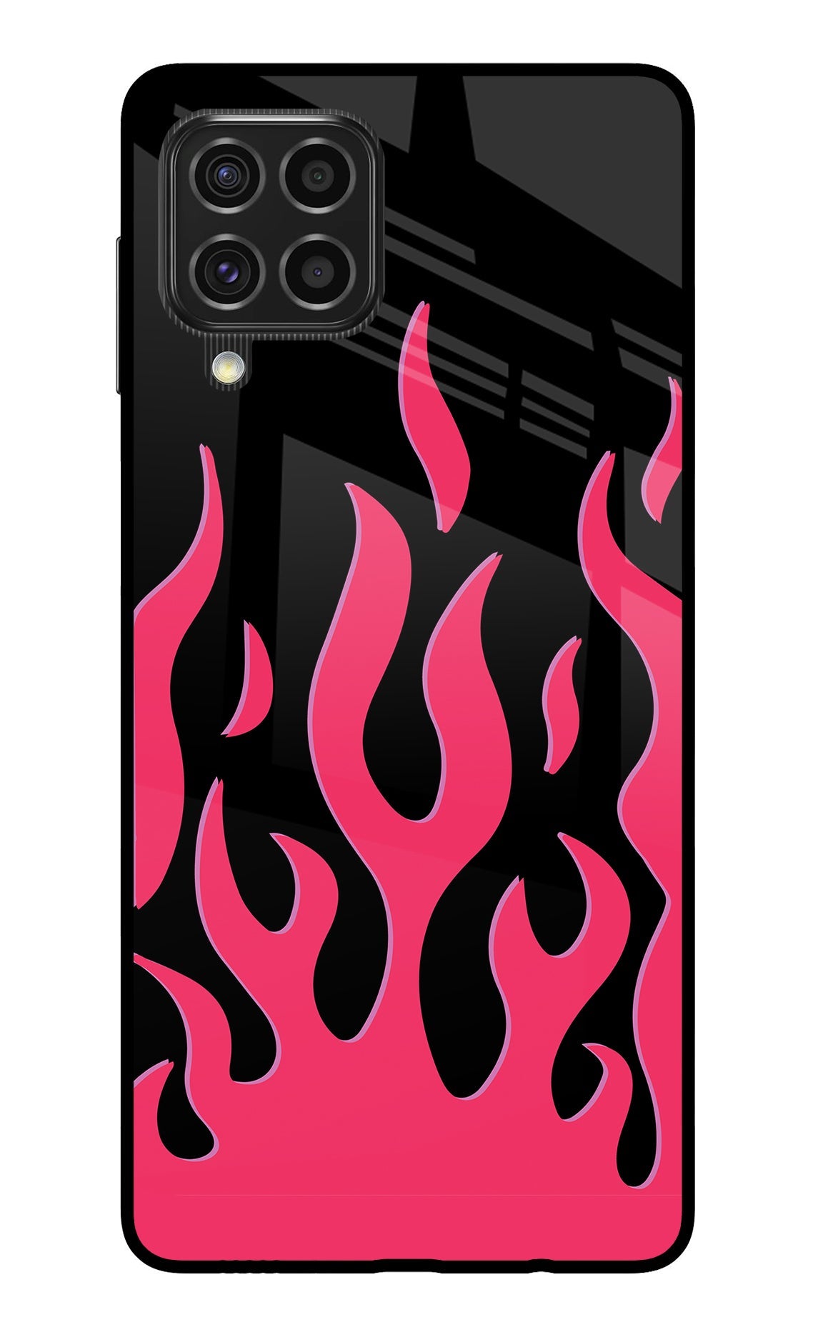 Fire Flames Samsung F62 Back Cover