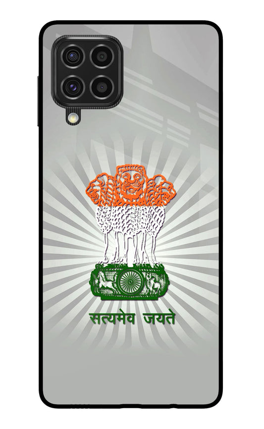 Satyamev Jayate Art Samsung F62 Glass Case