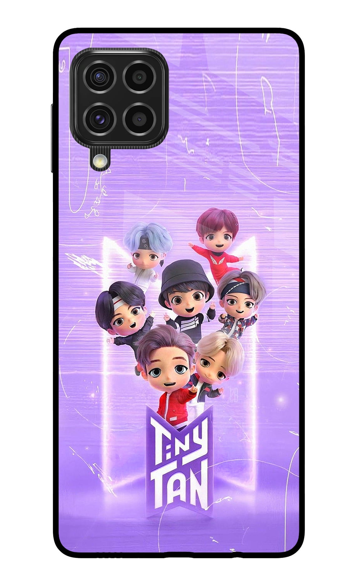 BTS Tiny Tan Samsung F62 Back Cover