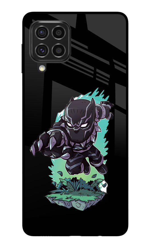 Black Panther Samsung F62 Glass Case