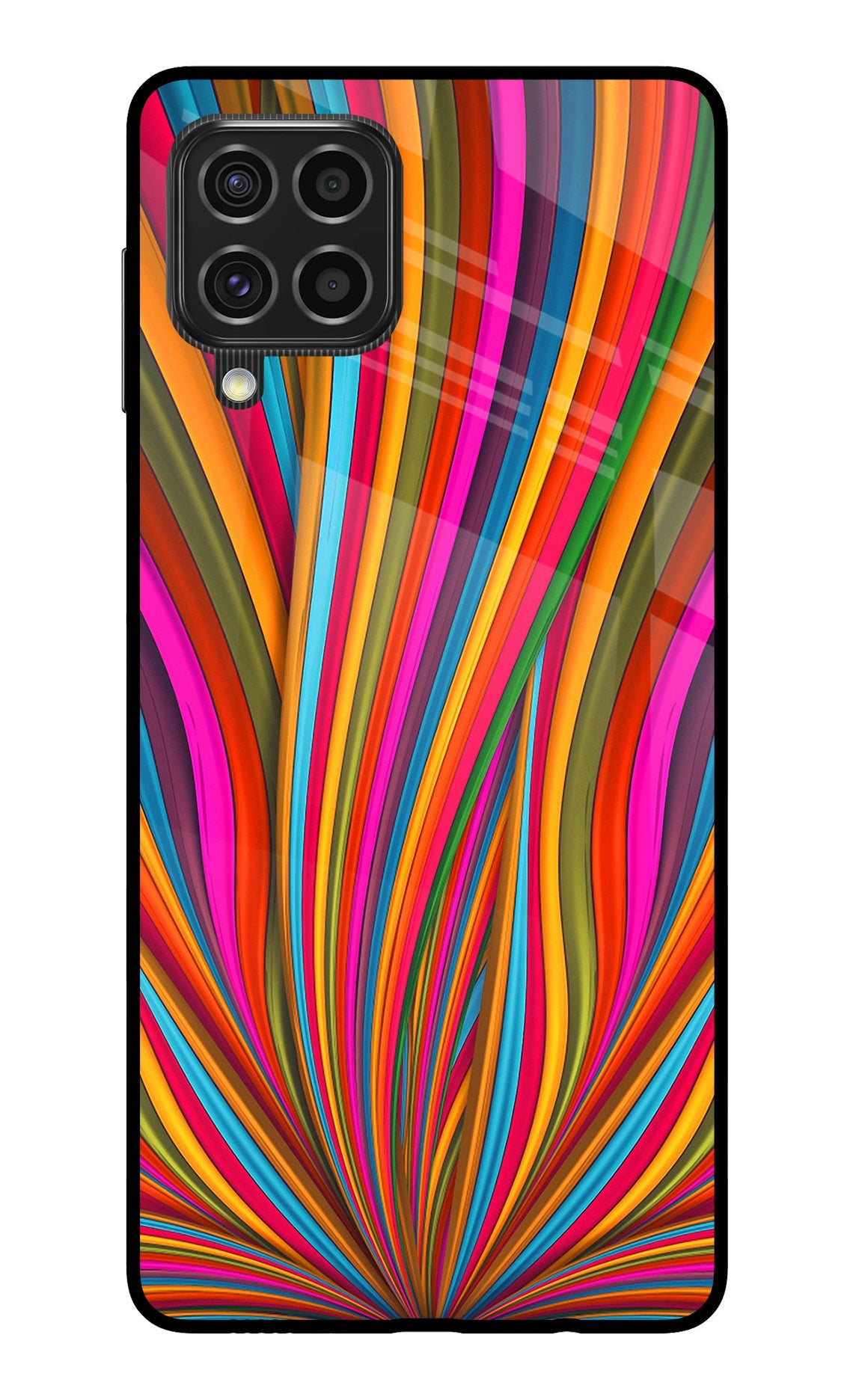 Trippy Wavy Samsung F62 Back Cover