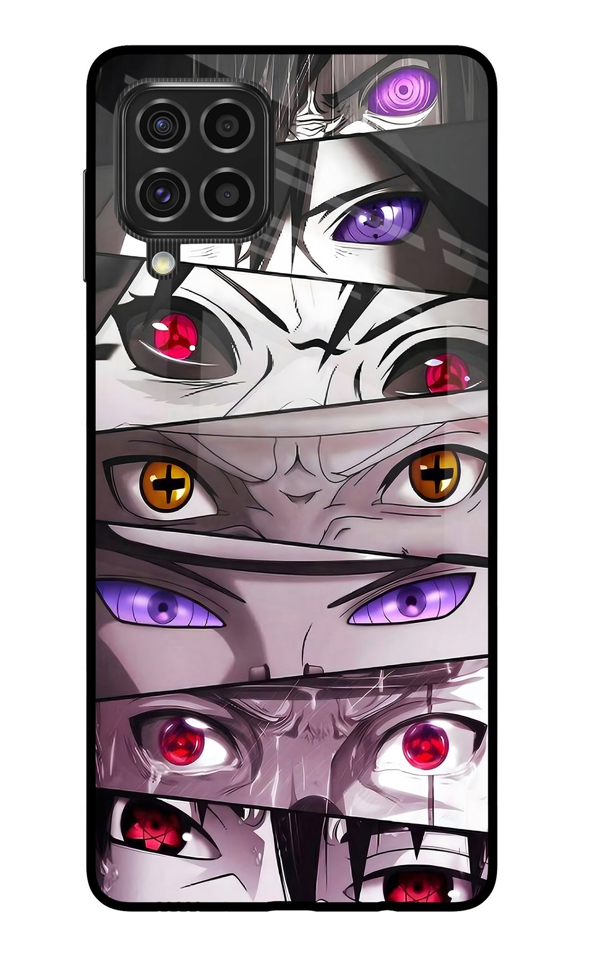 Naruto Anime Samsung F62 Glass Case