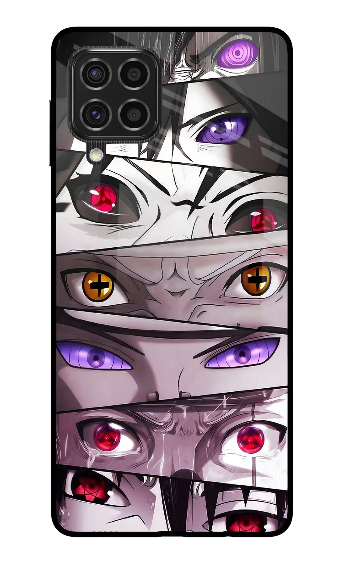 Naruto Anime Samsung F62 Glass Case Back Cover by Casekaro