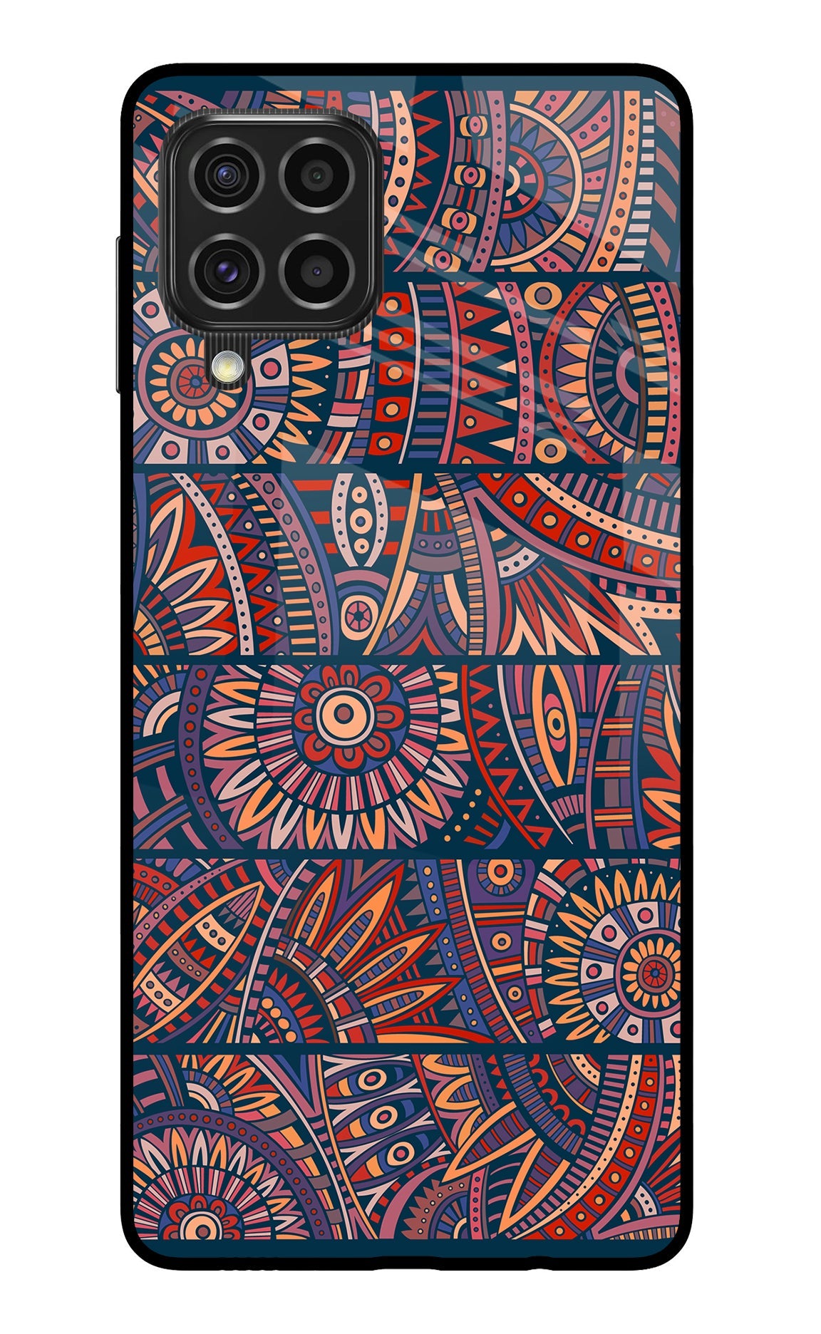 African Culture Design Samsung F62 Back Cover